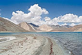  The intensely blue clear water of Pangong Tso - Ladakh 
